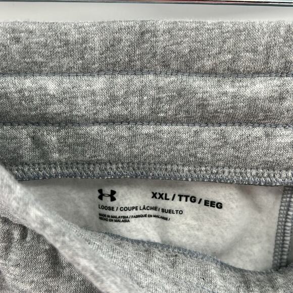 Under Armour Women's Rival Fleece Joggers - Gray - XXL - New with tags - Picture 4 of 7